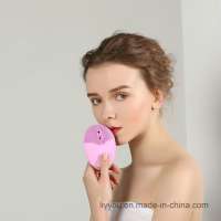 Vibrate Face Skin Cleaner Massager Electric Silicone Washing Facial Cleaning Brush